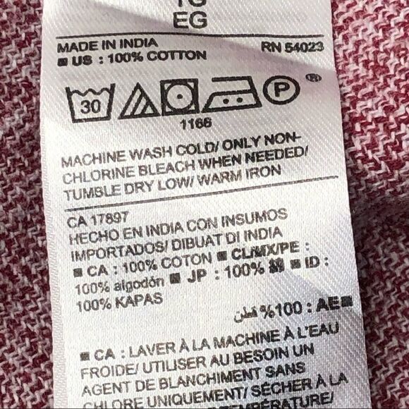 Old Navy Reddish Button Down Shacket 100% Cotton Size XL - Picture 7 of 7